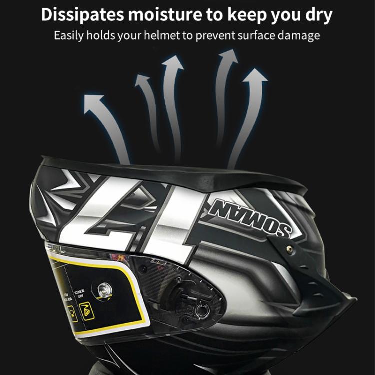 SOMAN Motorcycle Helmet Support Pad Anti-slip Protection Stand(Black) - Others by SOMAN | Online Shopping UK | buy2fix