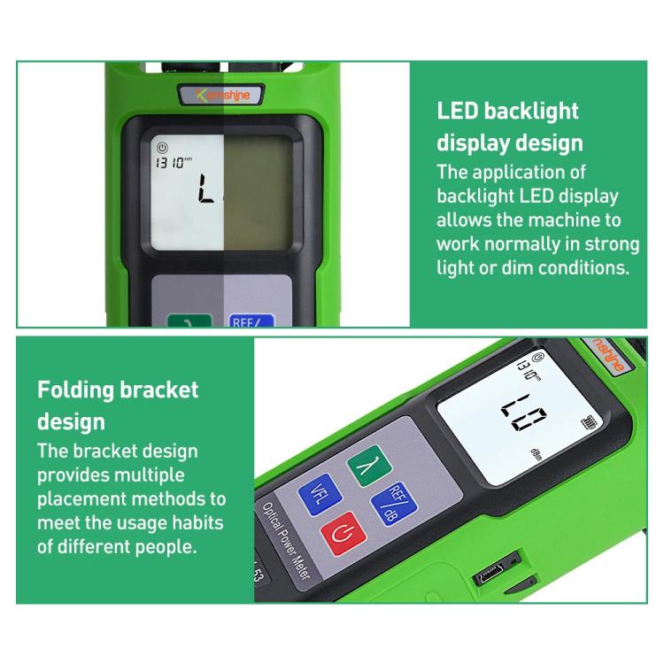 Komshine KPV-53 Optical Power Meter Fiber Loss Measuring Instrument, Model:KPV-53-A/-70dBm~+6dBm - Fiber Optic Test Pen by Komshine | Online Shopping UK | buy2fix