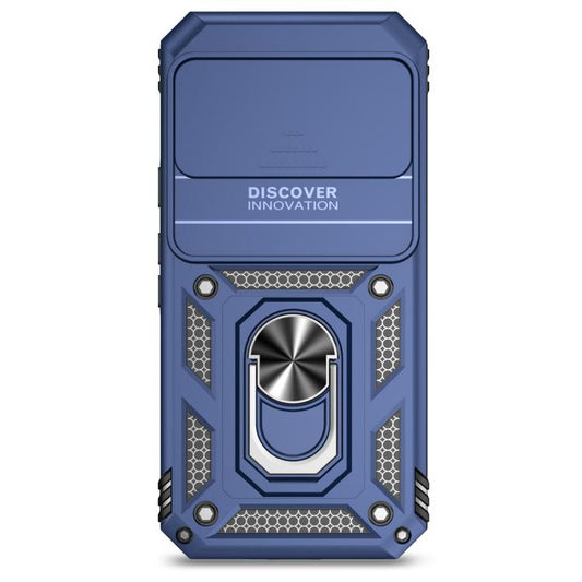 For Google Pixel 10 Sliding Camshield Holder Phone Case(Blue) - Google Cases by buy2fix | Online Shopping UK | buy2fix