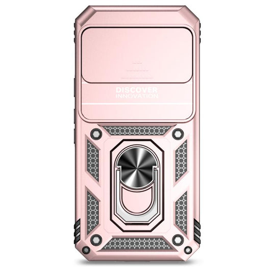 For Google Pixel 10 Sliding Camshield Holder Phone Case(Rose Gold) - Google Cases by buy2fix | Online Shopping UK | buy2fix