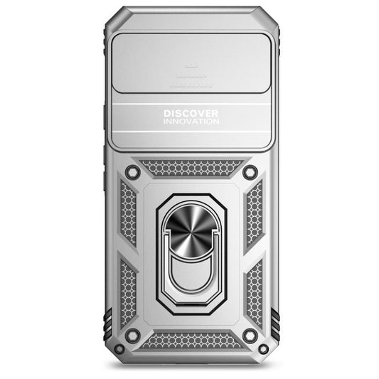 For Google Pixel 10 Pro XL Sliding Camshield Holder Phone Case(Silver) - Google Cases by buy2fix | Online Shopping UK | buy2fix