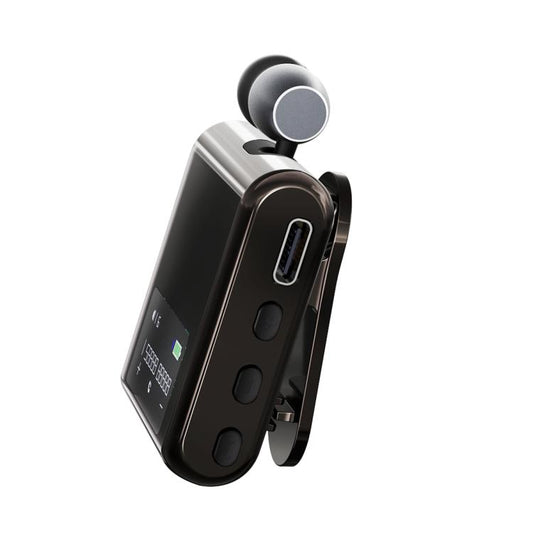 K89 Business Lavalier Single Ear Bluetooth Earphones(Black) - Bluetooth Earphone by buy2fix | Online Shopping UK | buy2fix