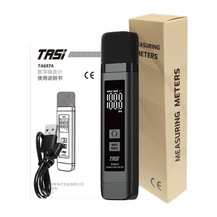 TRSI TA657A Rechargeable Noise Meter Decibel Detector Device - Light & Sound Meter by TASI | Online Shopping UK | buy2fix