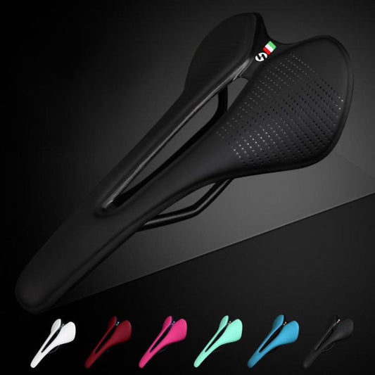 TOSEEK TS50 Road Mountain Bike Racing Saddle(Black) - Bicycle Saddle by TOSEEK | Online Shopping UK | buy2fix