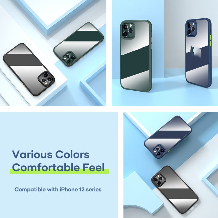 For iPhone 12 / 12 Pro ROCK Guard Pro Series Shockproof TPU + PC Protective Case(Black) - iPhone 12 / 12 Pro Cases by ROCK | Online Shopping UK | buy2fix