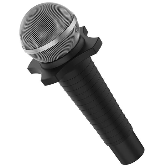 For Shure SM58 Without Switch Microphone Silicone Protective Cover(Black) - Microphone by buy2fix | Online Shopping UK | buy2fix