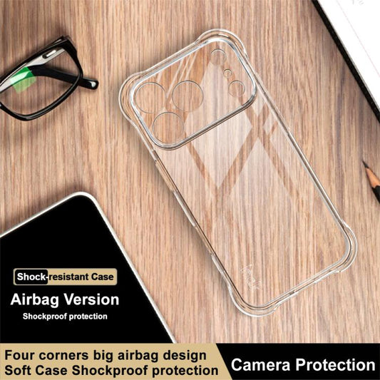 For iPhone 17 Pro imak Shockproof Airbag TPU Phone Case(Transparent) - iPhone 17 Pro Cases by imak | Online Shopping UK | buy2fix