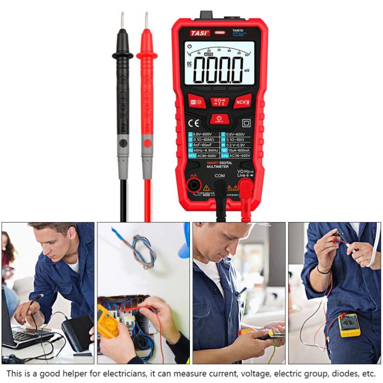 TASI TA801D Multi-function Digital High Precision Multimeter - Digital Multimeter by TASI | Online Shopping UK | buy2fix