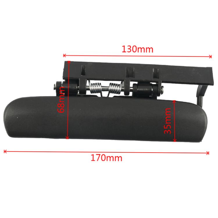 Car Left Door Outside Handle for Citroen Xsara 1997-2005 9101L8(Black) - Door Handles by buy2fix | Online Shopping UK | buy2fix