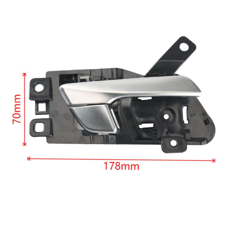 Car Right Door Inside Handle for Hyundai Sonata 2015-2017 82620-C1010(Black + Silver) - Door Handles by buy2fix | Online Shopping UK | buy2fix