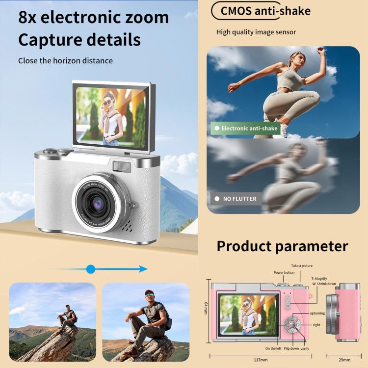 LK007 2.4 inch HD CCD Camera Retro Kids Camera(Yellow) - Children Cameras by buy2fix | Online Shopping UK | buy2fix