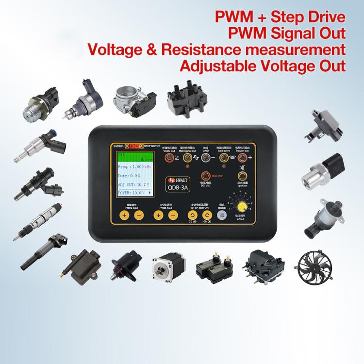 QDB-3A Drive Detector High Voltage Ignition Coil Injector Solenoid Valve(Black) - Engine Repair Tools by buy2fix | Online Shopping UK | buy2fix