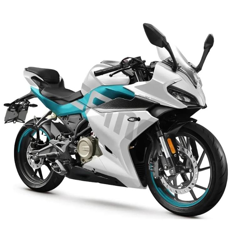 For CFMOTO 250SR CF250-6 / CF250-6A 2pcs/Set Motorcycle Racing Rearview Mirror Reflective Mirror(Black) - Side Mirrors by buy2fix | Online Shopping UK | buy2fix