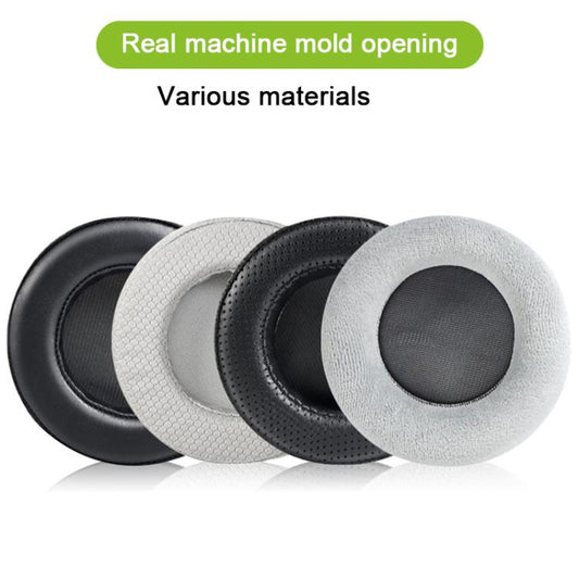 2pcs Lambskin Splicing Replacement Earpads For AKG K612 / K712(Grey) - Earmuff & Pad by buy2fix | Online Shopping UK | buy2fix