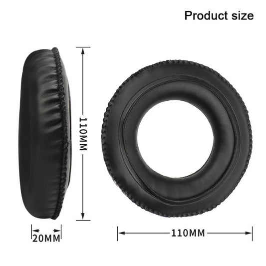 2pcs Protein Leather Replacement Earpads For AKG K240 MKII / K270(Black) - Earmuff & Pad by buy2fix | Online Shopping UK | buy2fix