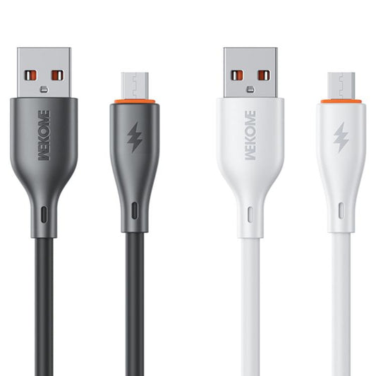 WK WDC-67m Kinkong 1m 12W PVC Data Cable, Interface:USB to Micro(White) - Micro USB Cable by WK | Online Shopping UK | buy2fix