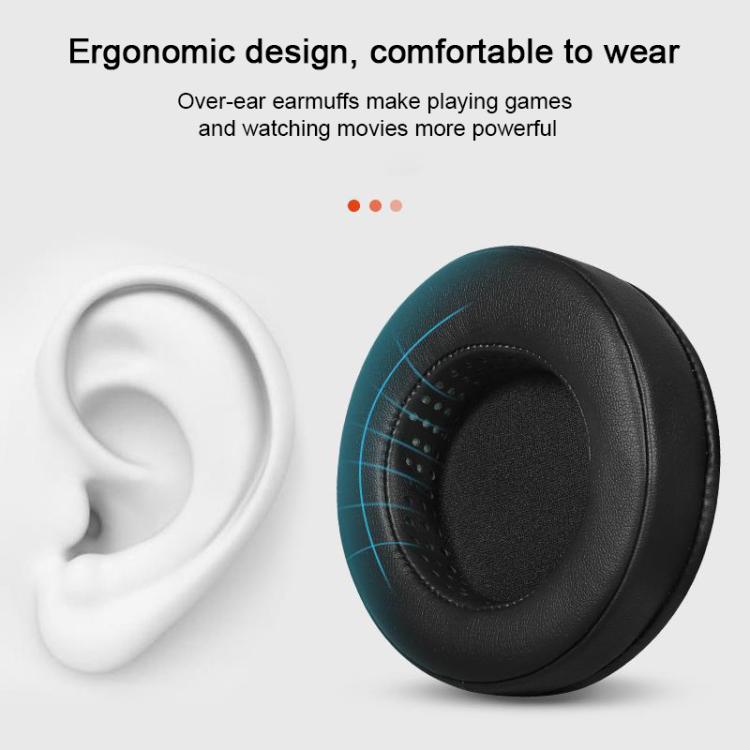 2pcs Protein Leather Replacement Earpads For AKG K812 Pro(Black) - Earmuff & Pad by buy2fix | Online Shopping UK | buy2fix