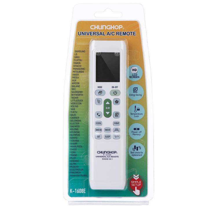 CHUNGHOP K-1608E Universal Air Conditioner Remote Control - Air-Conditioner by CHUNGHOP | Online Shopping UK | buy2fix