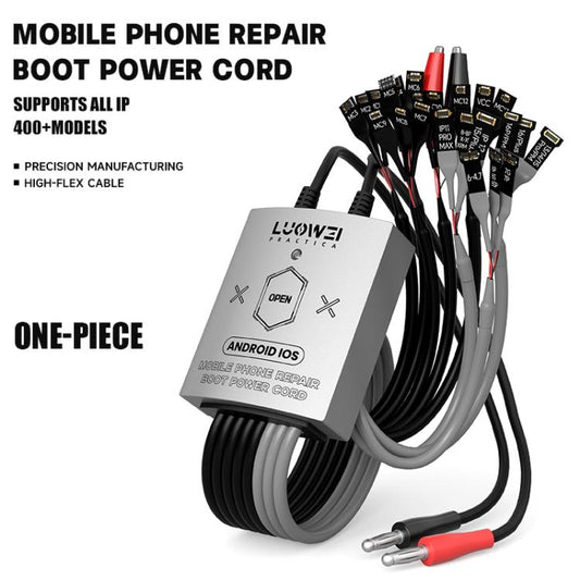 Luowei LW-325 Phone Repair Boot Power Cord for iPhone 8-16 Pro Max and Android - Test Tools by LUOWEI | Online Shopping UK | buy2fix