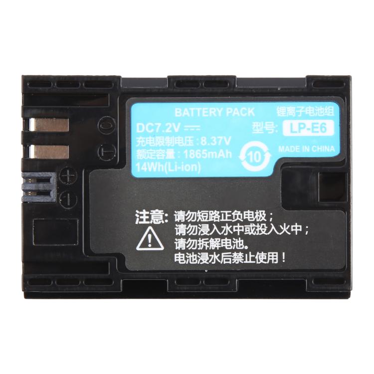 LP-E6 1865mAh Battery For Canon 5D2 / 5D3 / 6D / 6D II / 7D2 / 70D / 80D / 90D - Others by buy2fix | Online Shopping UK | buy2fix