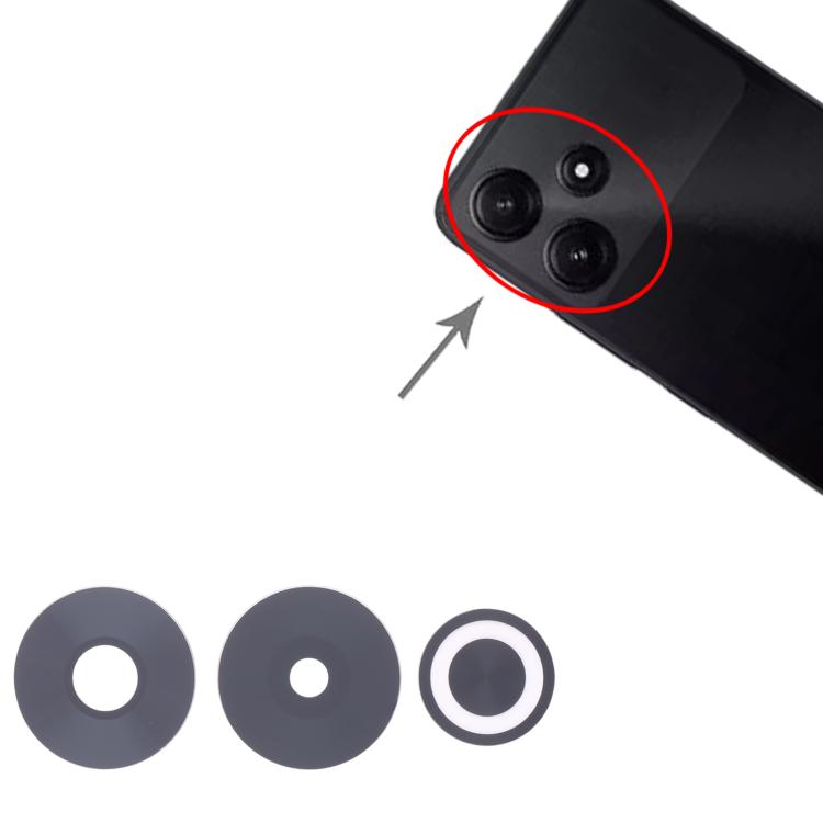For Xiaomi Poco M6 4G 10set OEM Back Camera Lens - Camera by buy2fix | Online Shopping UK | buy2fix
