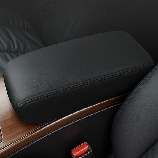 Car Central Armrest Box Protective Leather Cover for Nissan Teana 2007-2012(Black Elastic Band) - Seat Accessories by buy2fix | Online Shopping UK | buy2fix