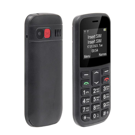 MXMID B210 Keypad Phone, 1.77 inch SC6531E, LED Flashlight, Big Keyboard Big Fonts, SOS, Network: 2G, Dual SIM, Plug:EU Plug(Red) - Others by buy2fix | Online Shopping UK | buy2fix