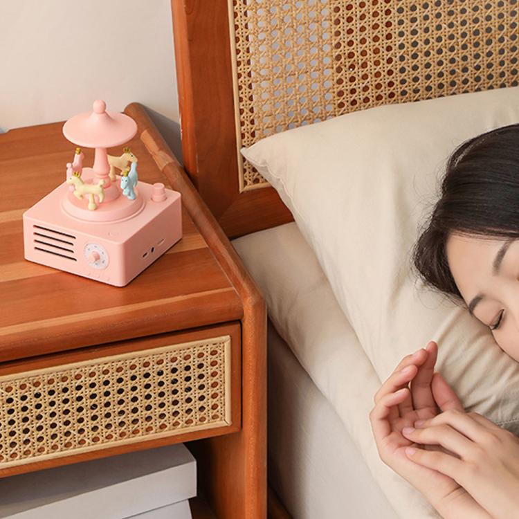 T15 Carousel Bluetooth Mini Wireless Smart Speaker(Pink) - Desktop Speaker by buy2fix | Online Shopping UK | buy2fix