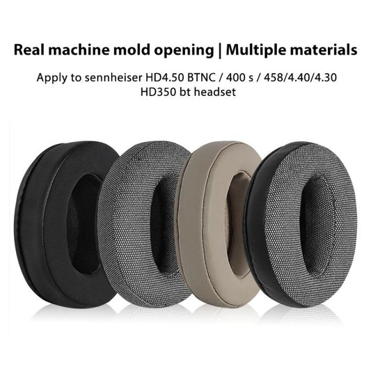 2pcs Insert Replacement Earpads For Sennheiser HD4.30 / HD350BT / HD400s / HD420s / HD458BT / HD300 / HD4.50 / HD4.40BT, Material:Sackcloth Grey - Earmuff & Pad by buy2fix | Online Shopping UK | buy2fix