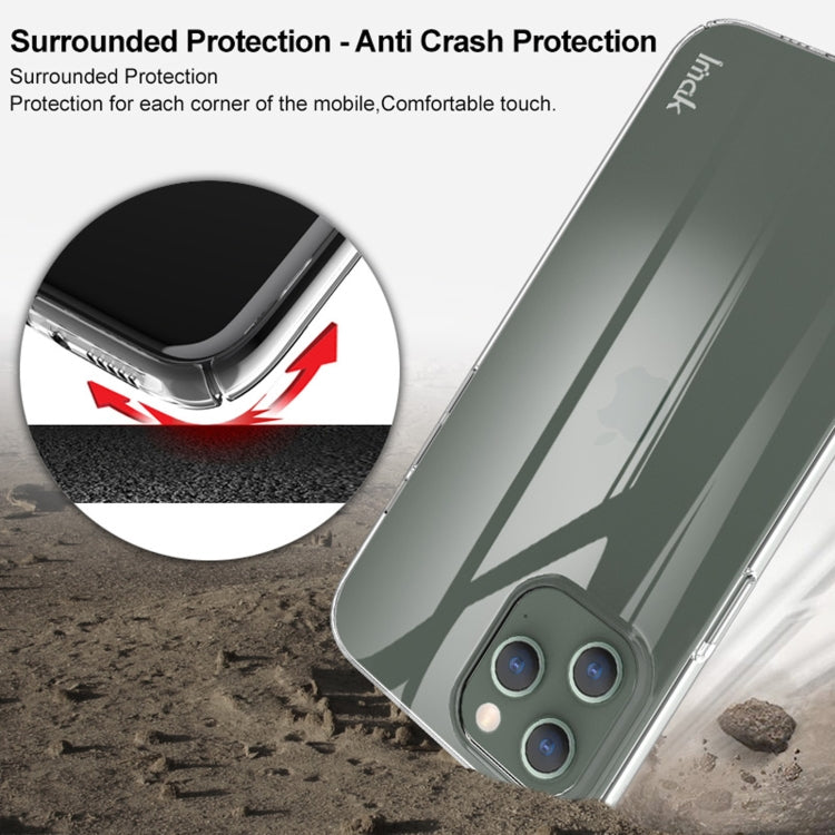 For iPhone 12 Pro Max IMAK Wing II Wear-resisting Crystal Pro PC Protective Case(Transparent) by imak