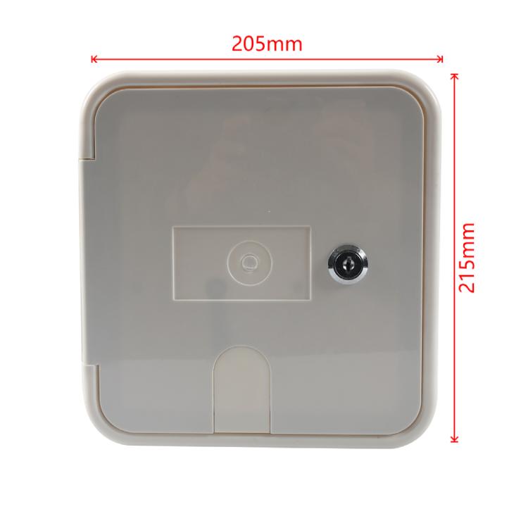 RV / Camper Power Cable Hatch with Screws and Key(White) - Locks & Hasps by buy2fix | Online Shopping UK | buy2fix