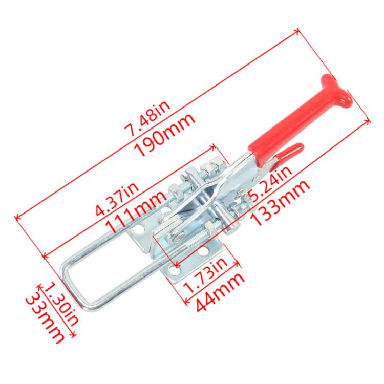 RV Heavy Duty Large Toggle Clamp Latch(Silver) - Locks & Hasps by buy2fix | Online Shopping UK | buy2fix