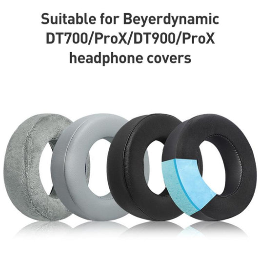 2pcs Ice Gel Earphone Replacement Earpads Pads For Beyerdynamic DT700 PROX / DT900 PROX(Grey) - Earmuff & Pad by buy2fix | Online Shopping UK | buy2fix