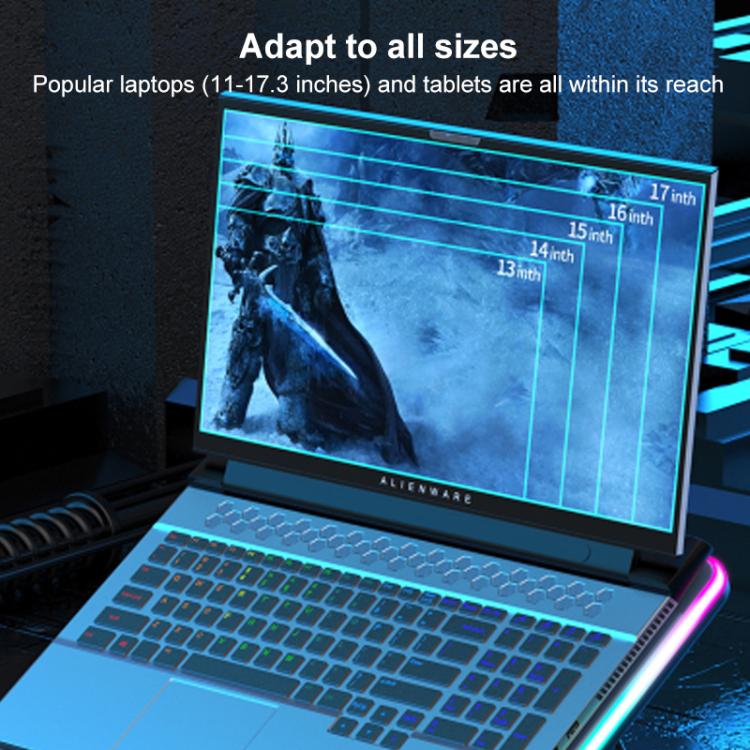 NUOXI F36-2 6-Speed Adjustable Dual-Fan Ultrathin Laptop Cooler(Silver) - Cooling Pads by NUOXI | Online Shopping UK | buy2fix