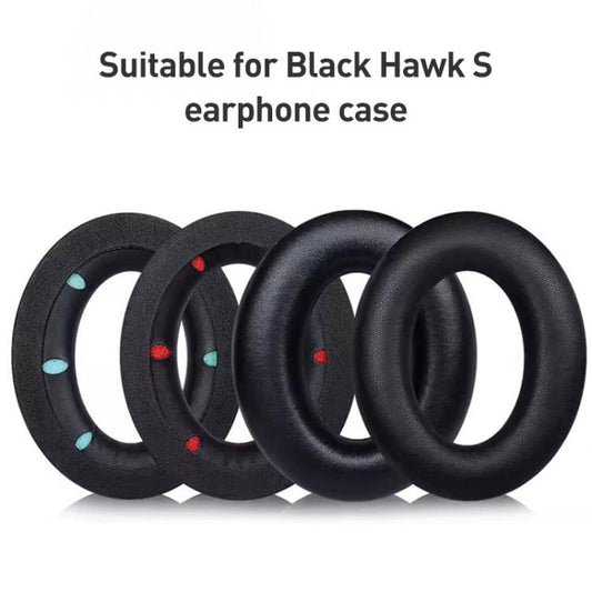 2pcs Ice Silk Cloth Earphone Replacement Earpads Pads For HyperX Revolver S(Black) - Earmuff & Pad by buy2fix | Online Shopping UK | buy2fix