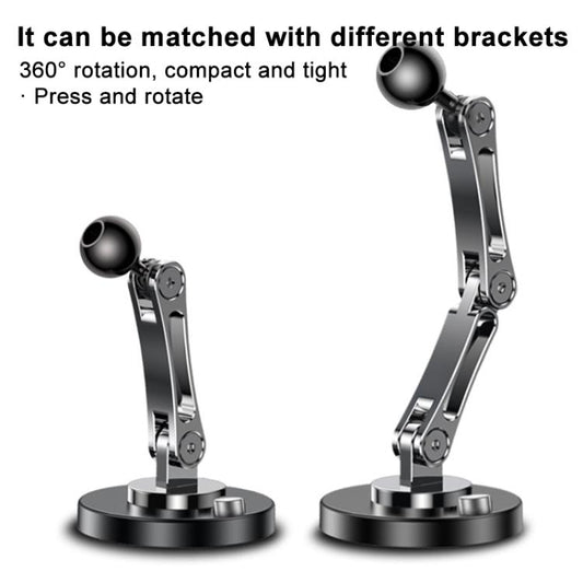 17mm Universal Ball 360 Degree Rotating Adhesive Car Holder Base, Type:3-folding - Universal Car Holders by buy2fix | Online Shopping UK | buy2fix
