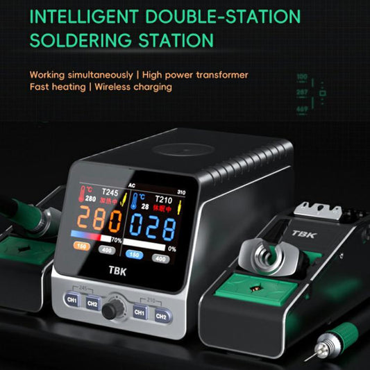 TBK 310 Intelligent Double-station Soldering Station, Plug:EU Plug - Electric Soldering Iron by TBK | Online Shopping UK | buy2fix