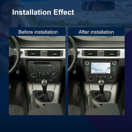 For BMW 3 Series E90 Android 15 7 inch Car CarPlay Car Navigation Reversing Image Integrated Machine, Specification:Standard+AHD+Microphone - Car MP3 & MP4 & MP5 by buy2fix | Online Shopping UK | buy2fix