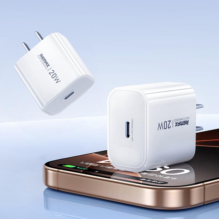 REMAX CA10 PD40W Type-C GaN Fast Charger, EU Plug(White) - USB Charger by REMAX | Online Shopping UK | buy2fix