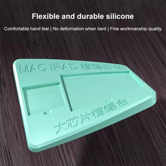 YCS YCS-T01 High Temperature Resistant Large Chip Silicone Tin Pad - Working Mat by buy2fix | Online Shopping UK | buy2fix