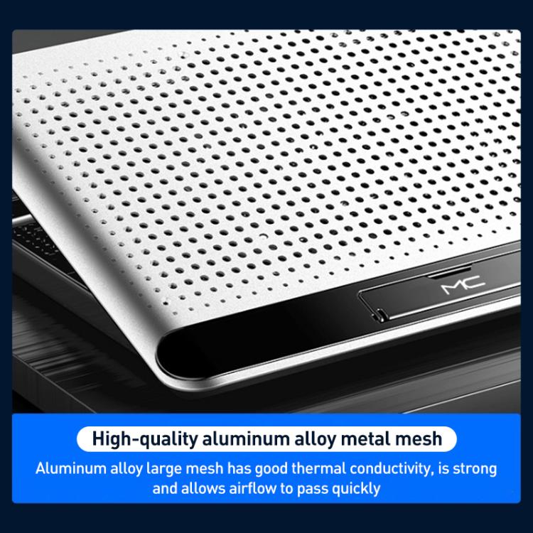 NUOXI Q5A 6-Speed Adjustable 6-Core Large Fan Cooling Pad(Black) - Cooling Pads by NUOXI | Online Shopping UK | buy2fix