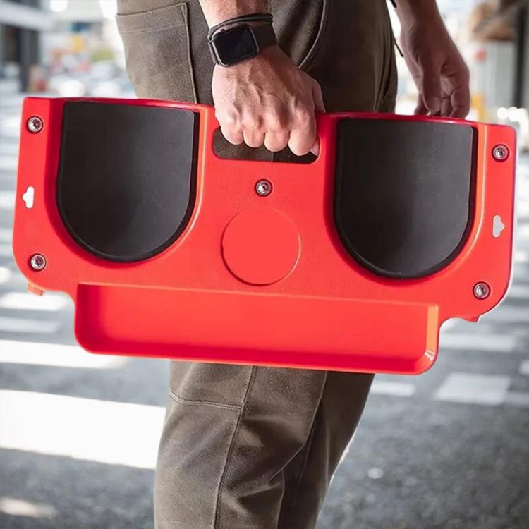 Portable Universal Wheel Sliding Kneel Pad Car Repair Home Improvement Tool with 5 Swivel Castors(Red) - Other Tools by buy2fix | Online Shopping UK | buy2fix