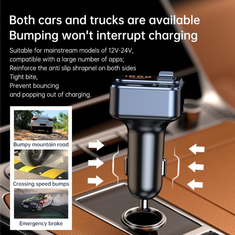 S2 Car Wireless MP3 Player Car Charger(Blue Black) - Bluetooth Car Kits by buy2fix | Online Shopping UK | buy2fix