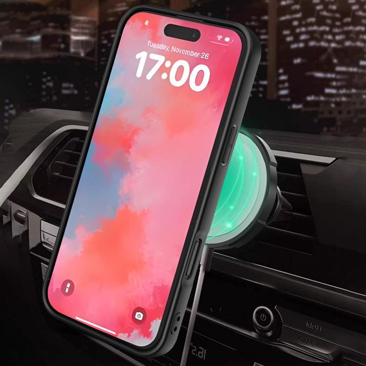 For iPhone 17 Armor Rotating Holder MagSafe Phone Case(Blue) - iPhone 17 Cases by buy2fix | Online Shopping UK | buy2fix