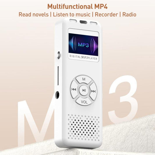 T09 Multifunctional Digital Screen MP3 / MP4 Bluetooth Music Player, Without Memory Card(White) - MP3 Player by buy2fix | Online Shopping UK | buy2fix