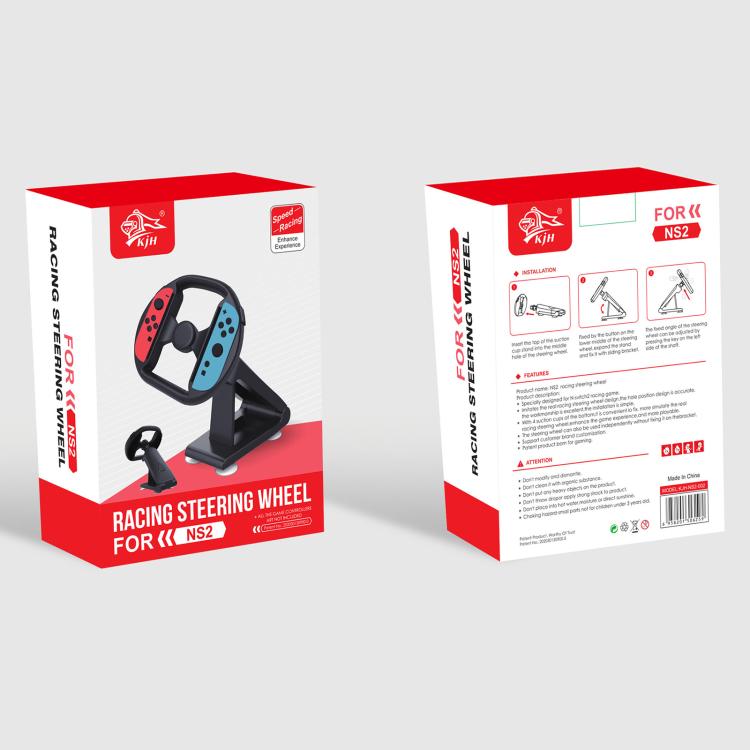 For Nintendo Switch 2 Desktop Racing Steering Wheel Stand(Black) - Gamepads by buy2fix | Online Shopping UK | buy2fix