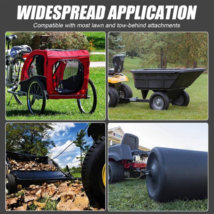 5/8 inch Lawn Tow Behind Attachment Hitch Tractor Towing Hitch Pin(Black) - Towing Bars by buy2fix | Online Shopping UK | buy2fix