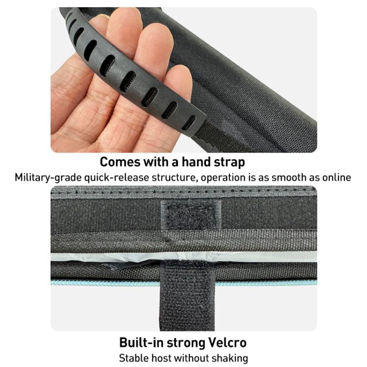 For Nintendo Switch 2 iPlay HBS-2840 Handle Protection Set Storage Bag(Black) - Bags by iplay | Online Shopping UK | buy2fix