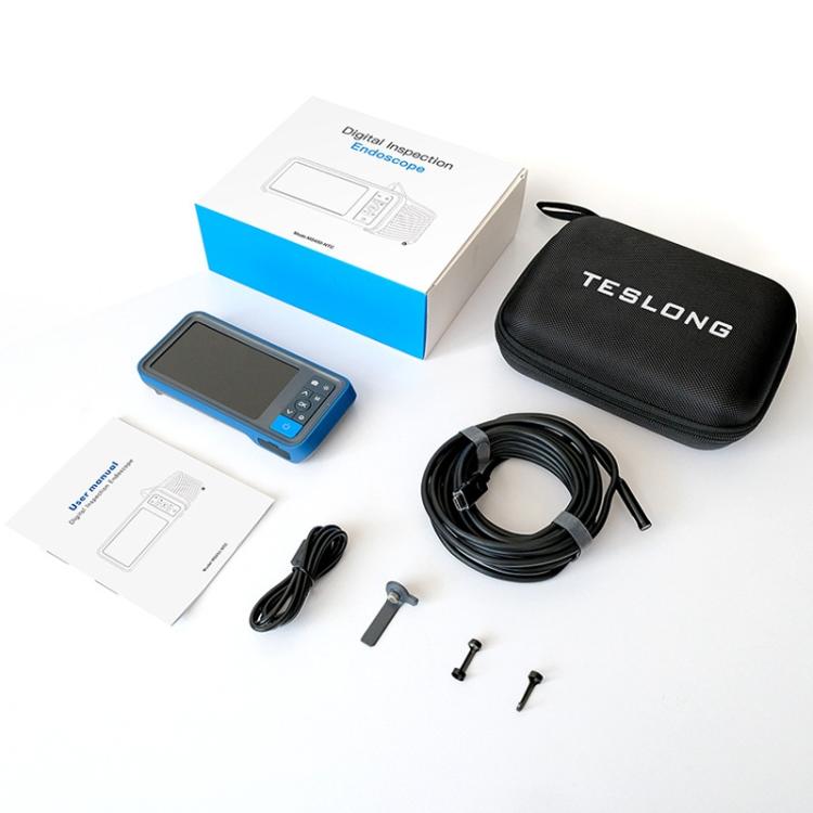 TESLONG MS450 4.5 Inch Large Screen Endoscope Auto Repair Tools, Model:8mm Dual Lens / 3m - by TESLONG | Online Shopping UK | buy2fix