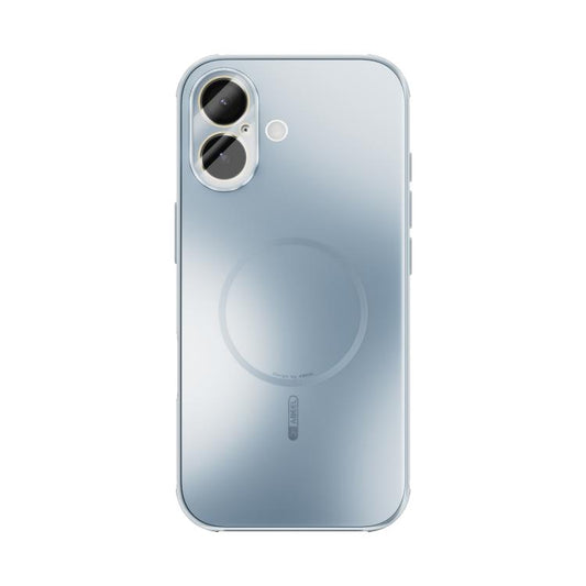 For iPhone 17 ABEEL Heat Dissipation Frosted MagSafe Phone Case with Lens Film(Light Blue) - iPhone 17 Cases by buy2fix | Online Shopping UK | buy2fix